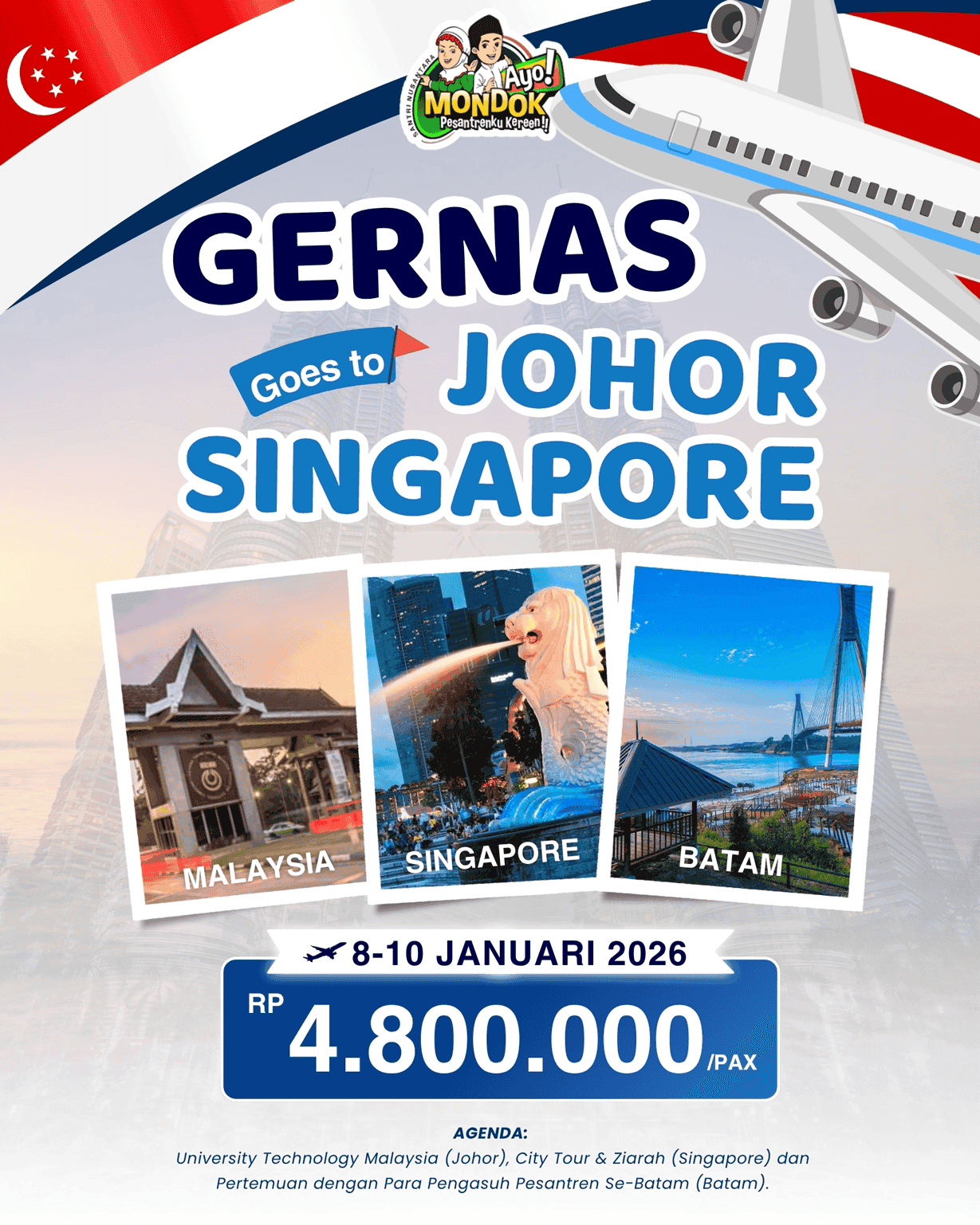 GERNAS GOES TO JOHOR SINGAPORE BATAM
